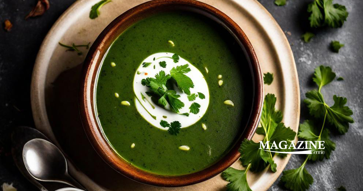 Palak Soup for Winters