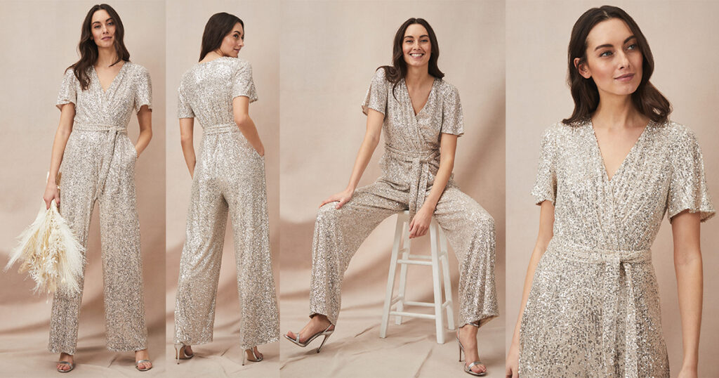 sequin jumpsuit