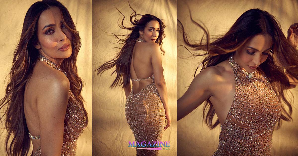 Malaika Arora wears a hot dress and create Diwali Dhamaka magazine gennie