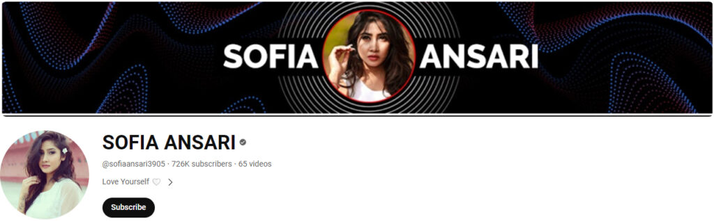 Sofia Ansari Youtube