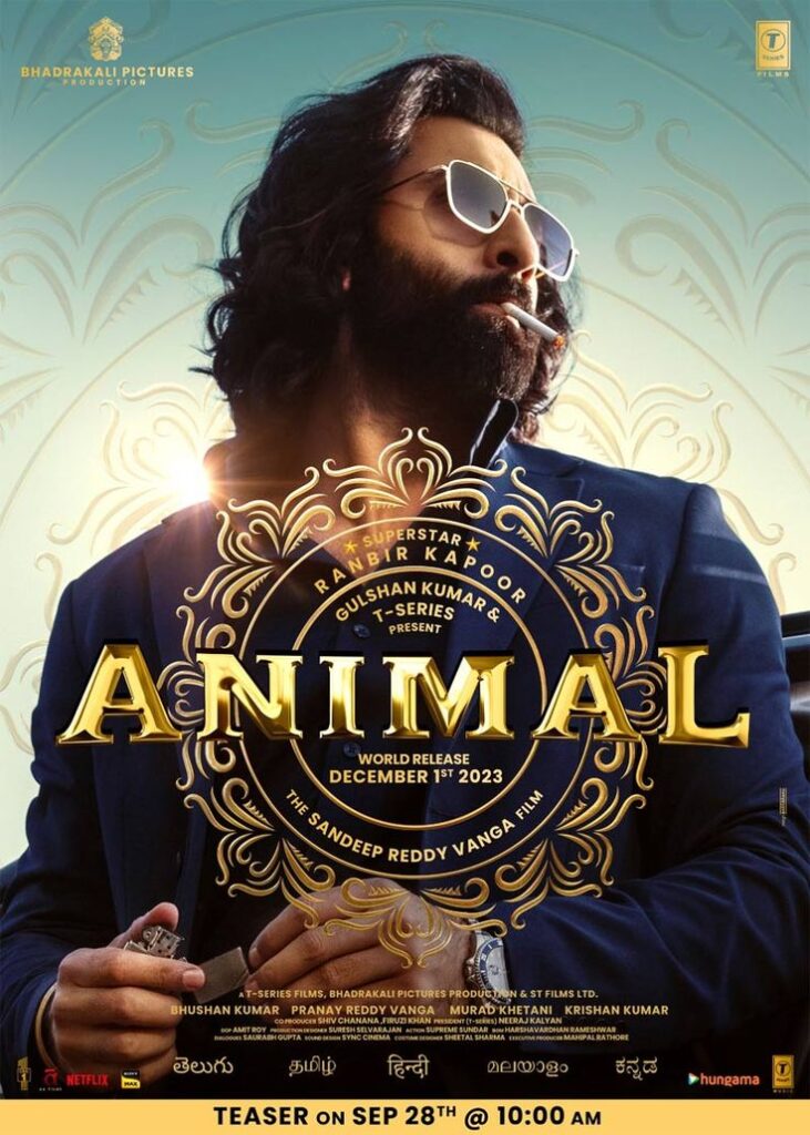 Animal Movie Images ranbir poster