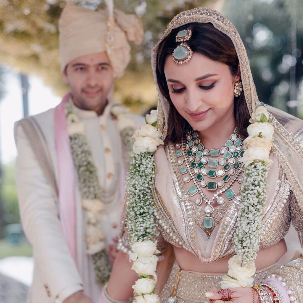 Raghav Chaddha and Parineeti chopra Bollywood married couple images 