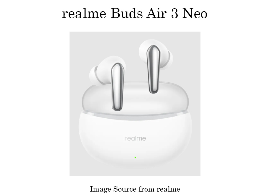 Anc Earbuds realme Buds Air 3 Neo