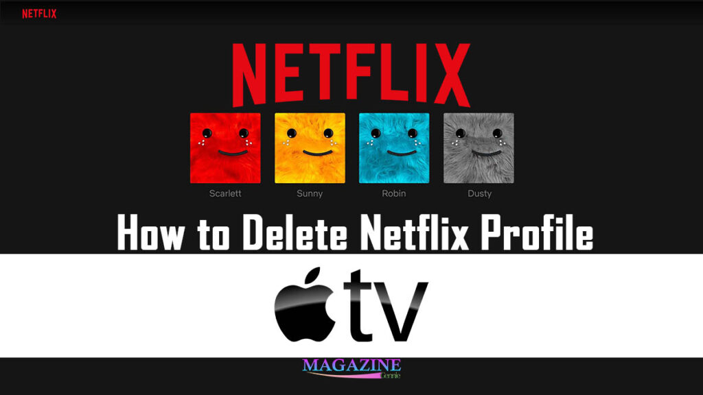 How to Delete Netflix Profile on apple tv?