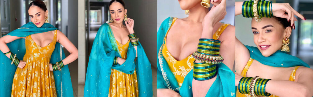 Komal Pandey Indian Dresses