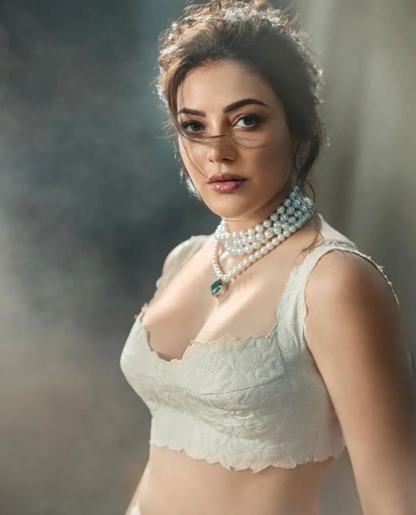 Beautiful Kajal Aggarwal Photos in Dreamy White Dress