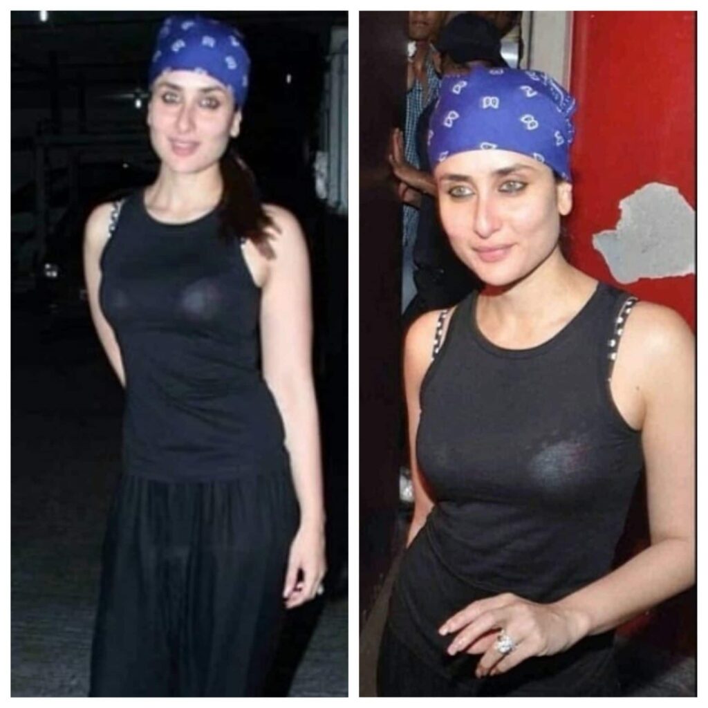 Hot Bollywood Actress in See Through Dresses Kareena Kapoor