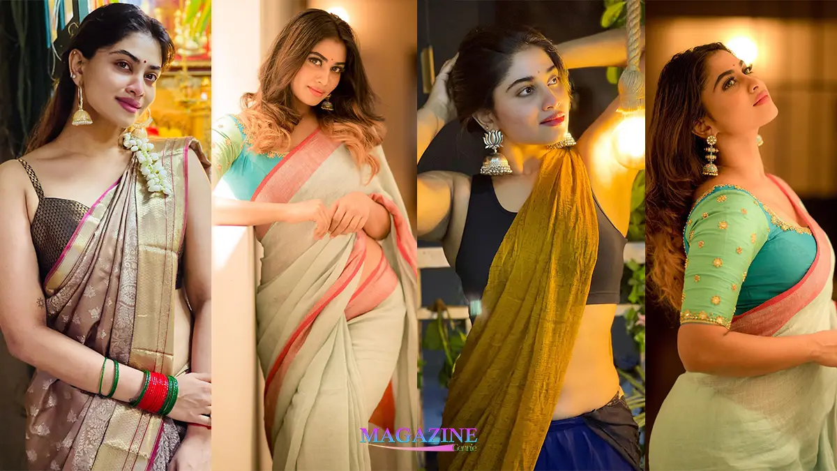 Hot Actress Shivani Narayanan Saree Collection will Amaze You