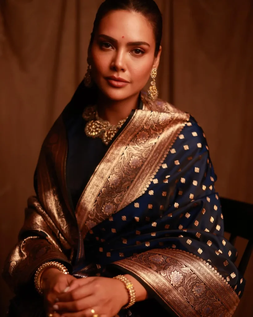 Esha Gupta Hot Photos In Indian Attire Saree and Lehenga