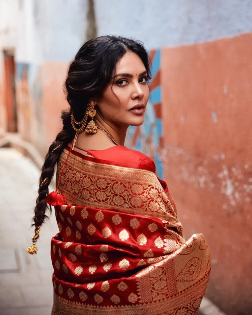 Esha Gupta in India Traditional  Saree