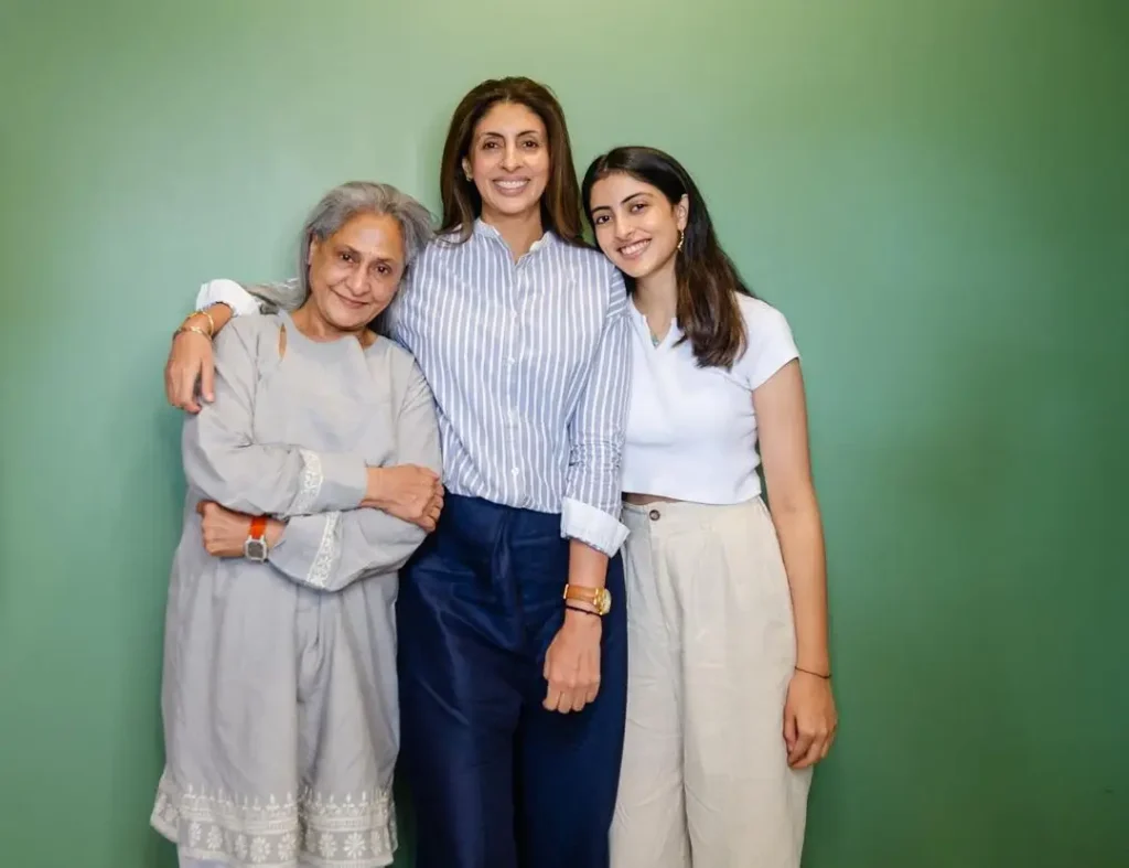 Navya Naveli Nanda Family Photos with Grand Parents Amitabh, Jaya and Mother