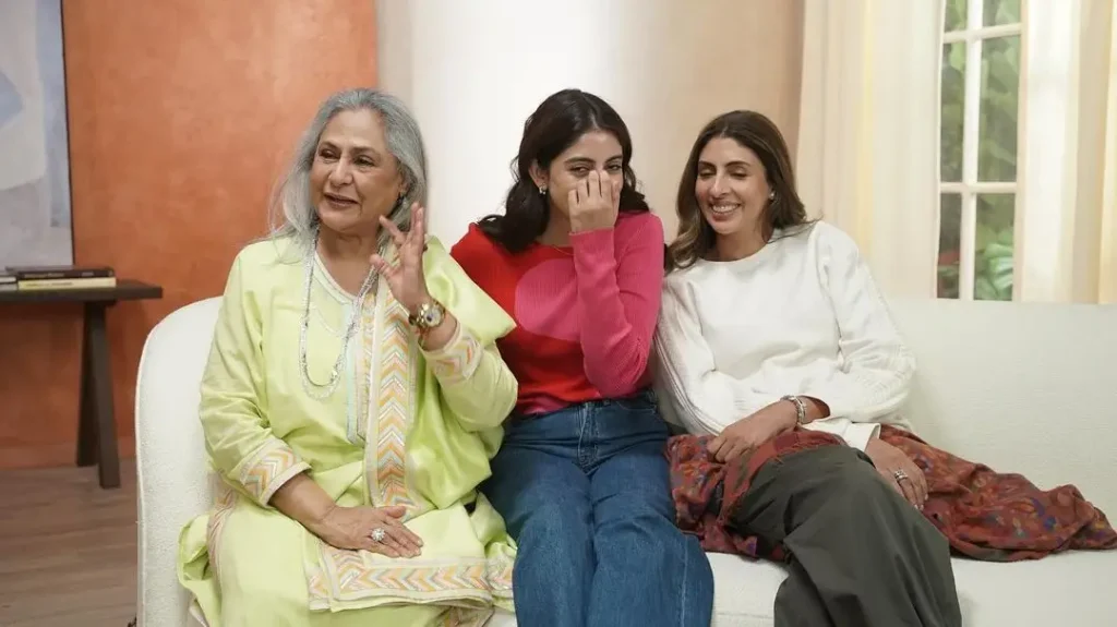 Navya Naveli Nanda Family Photos with Grand Parents Amitabh, Jaya and Mother