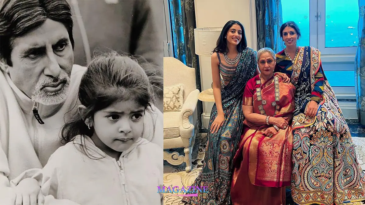 Navya Naveli Nanda Family Photos with Grand Parents Amitabh, Jaya and Mother