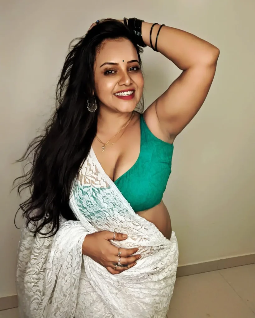 Priya Gamre in Hot Saree Collection Bold Photos 33