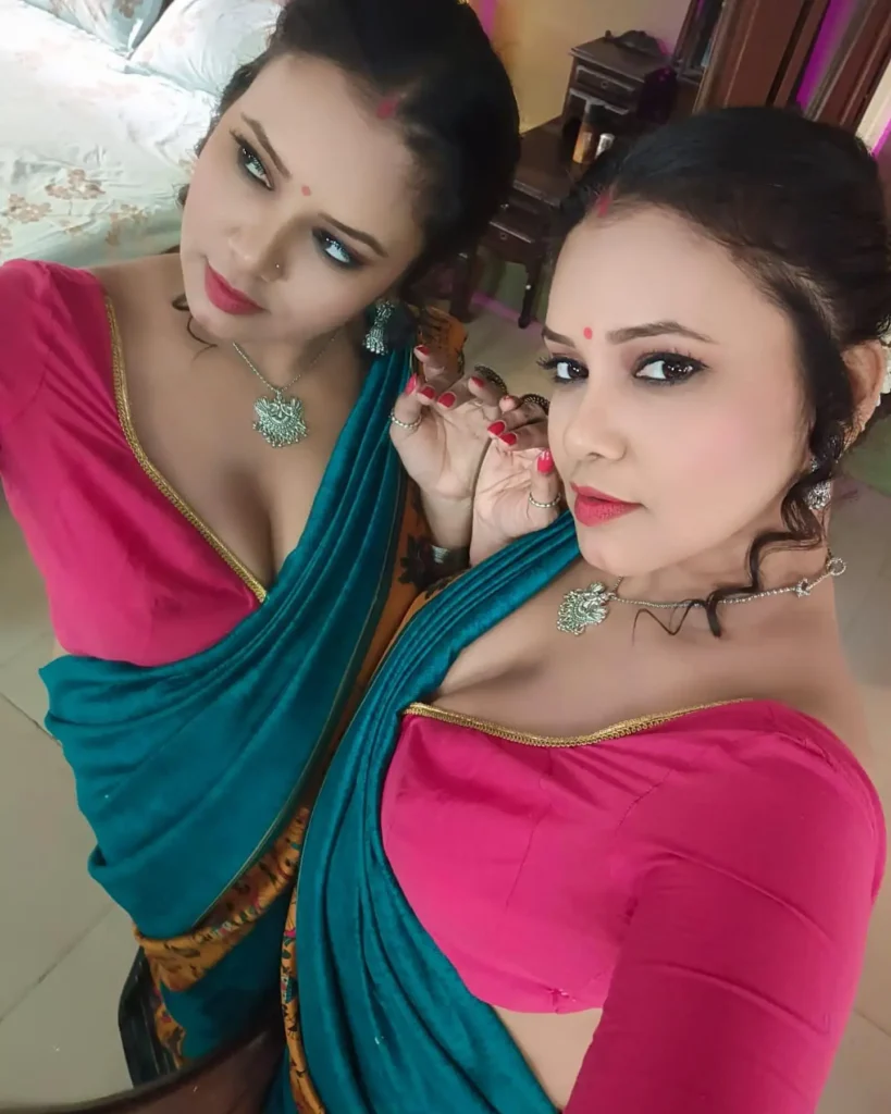 Priya Gamre in Hot Saree Collection Bold Photos 36