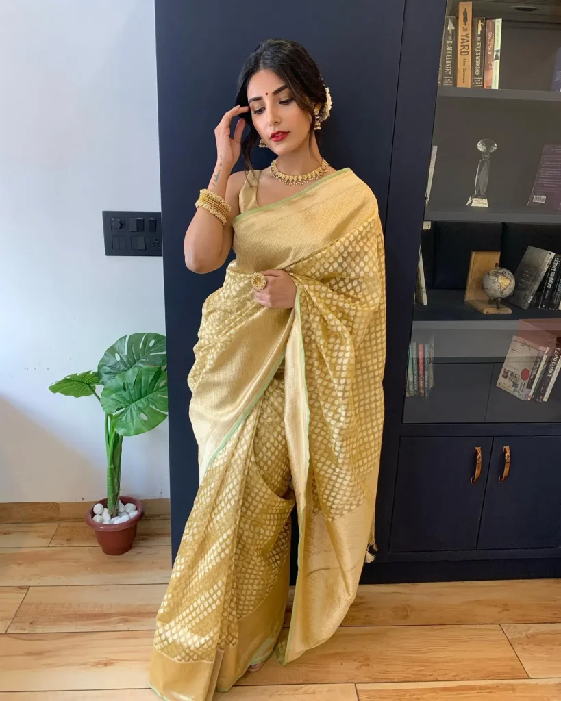 Harshita Gaur Photos in Saree From Her Instagram 10