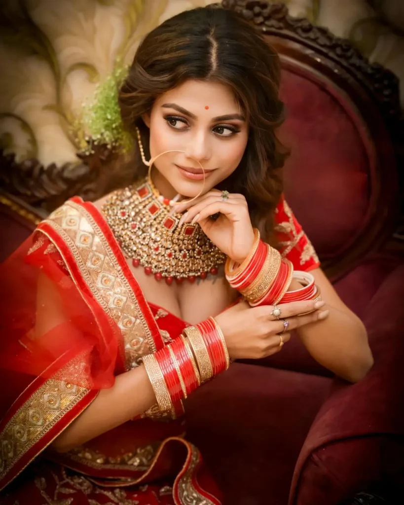 Shivangi Roy Photos in Beautiful Indian Bridal Photoshoot 1