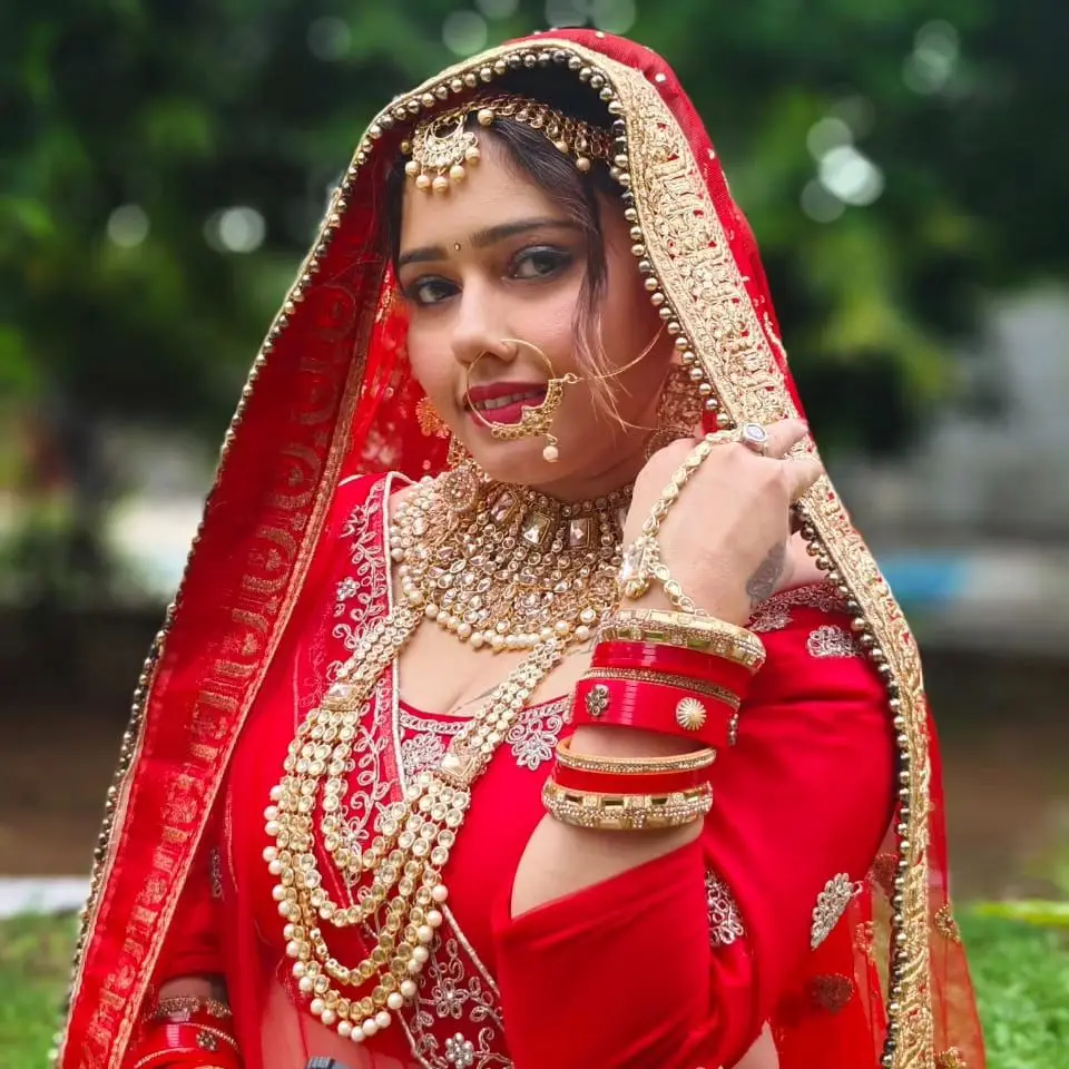 Anita Jaiswal Photos in Bridal Lehenga and Makeup