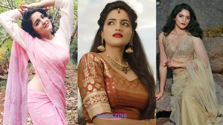 Telugu Actress Sukrutha Wagle Photos in Saree