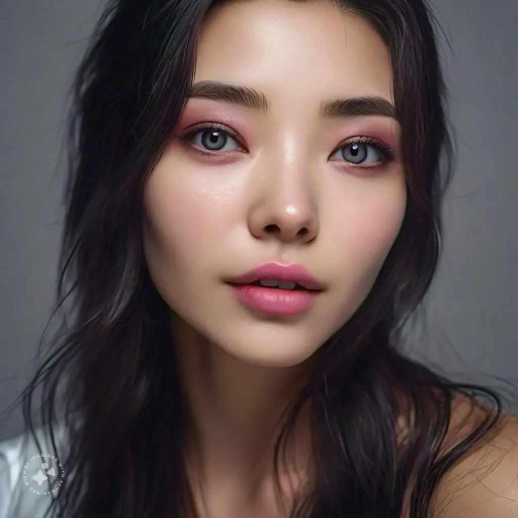 Beautiful Face Images of Makeup PhotoShoot created with AI, Makeup Beauty SHots