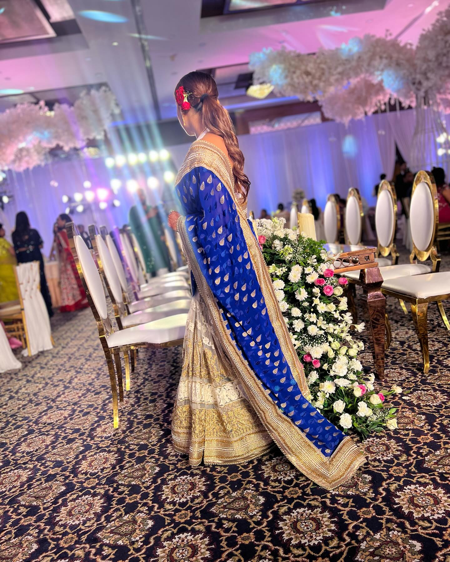 Ullu_Web_Series_Actress_Sneha_Paul_Hot_Photos_In_Blue_Saree_Hot_Saree_Photos